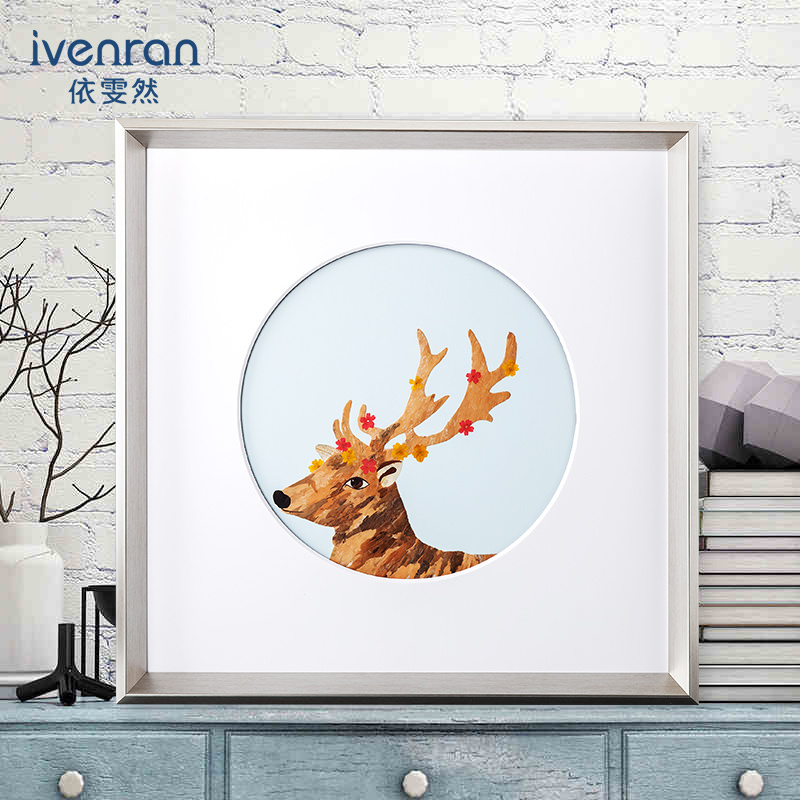 Pressed Flower 3D Wall Painting for Christmas Decoration