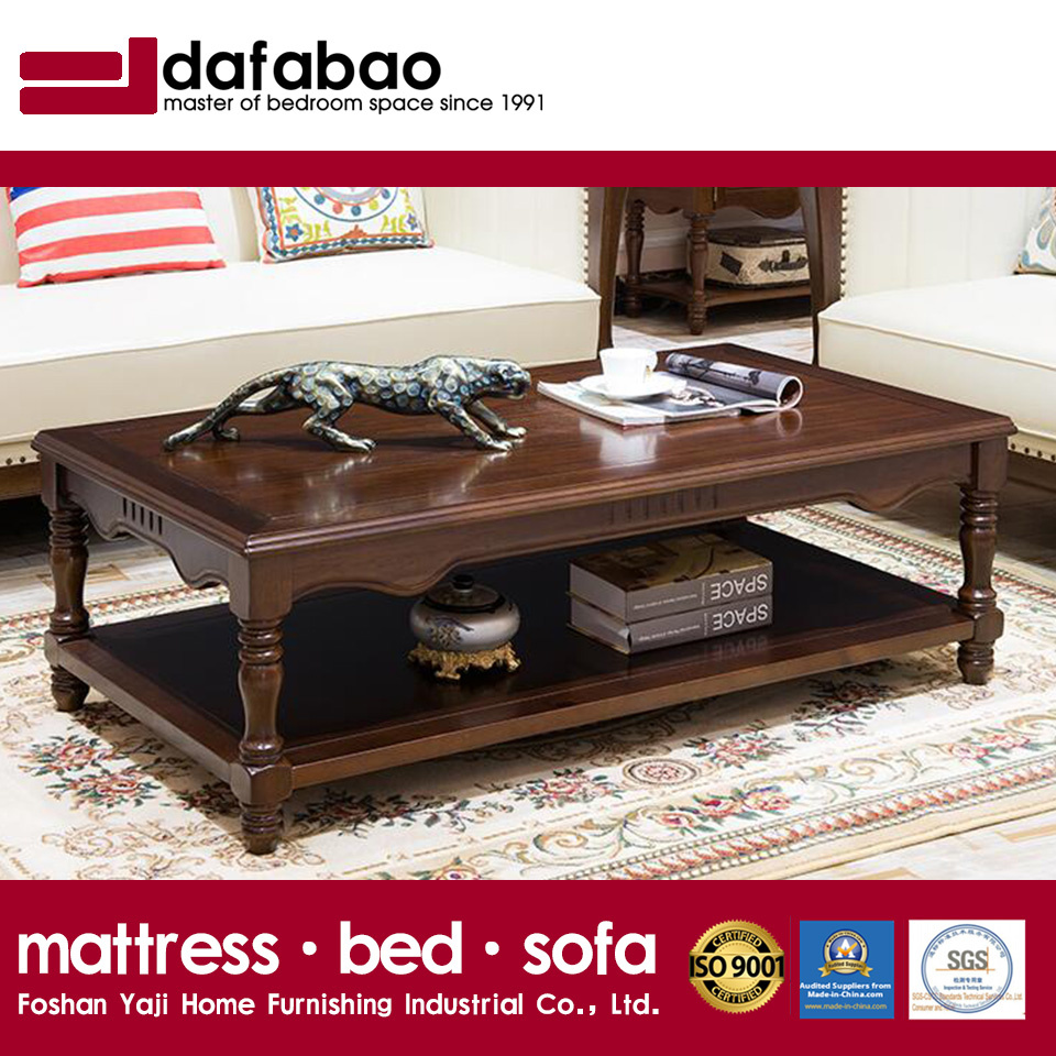 2017 Latest Design Solid Wood Long Coffee Table (AS840A)