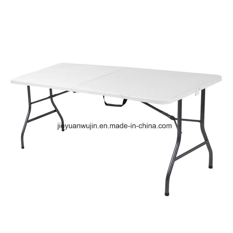 Commercial Portable HDPE Plastic Rectangular Folding Banquet Party Table (JY-T14)