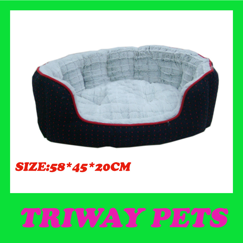 Warm Jacquard House Style Pet Bed