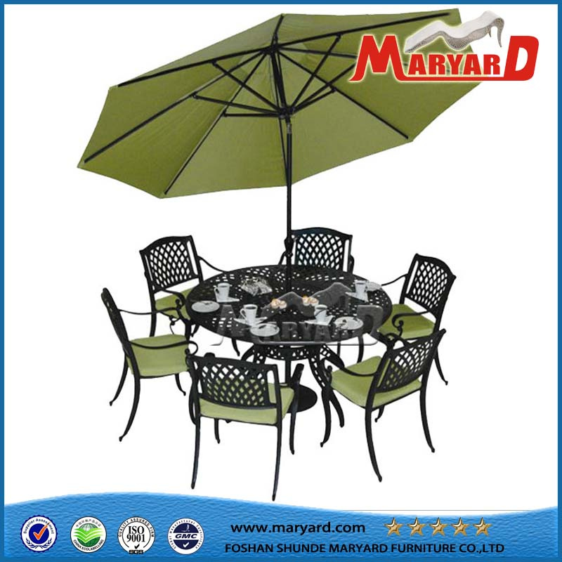 Wholesale Cast Aluminum Furniture Dining Cast Aluminum Sets