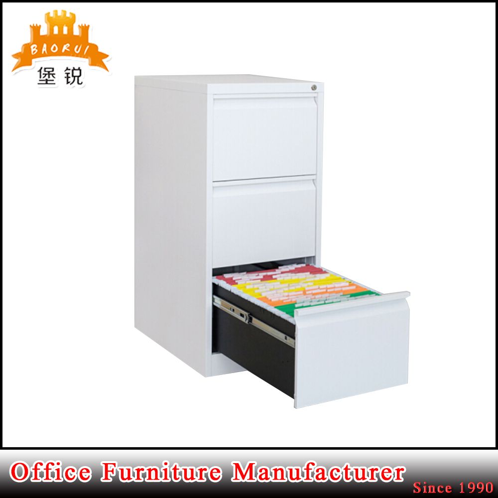 Vertical 3 Drawers Steel Office Furniture Metal Filing Cabinet