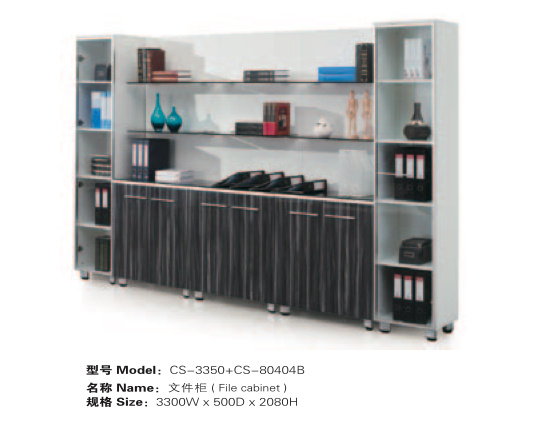 Modern Design File Cabinet Adjustable Office Bookcase