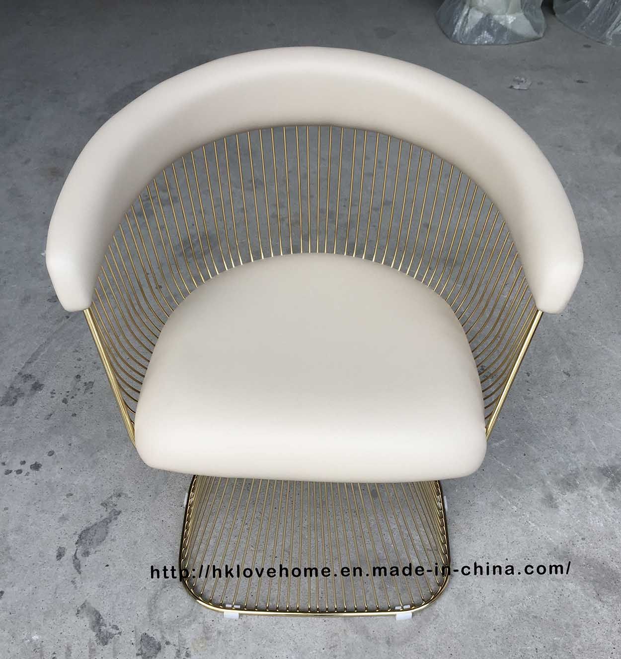 Metal Leisure Outdoor Restaurant Morden Furniture Wire Dining Chair