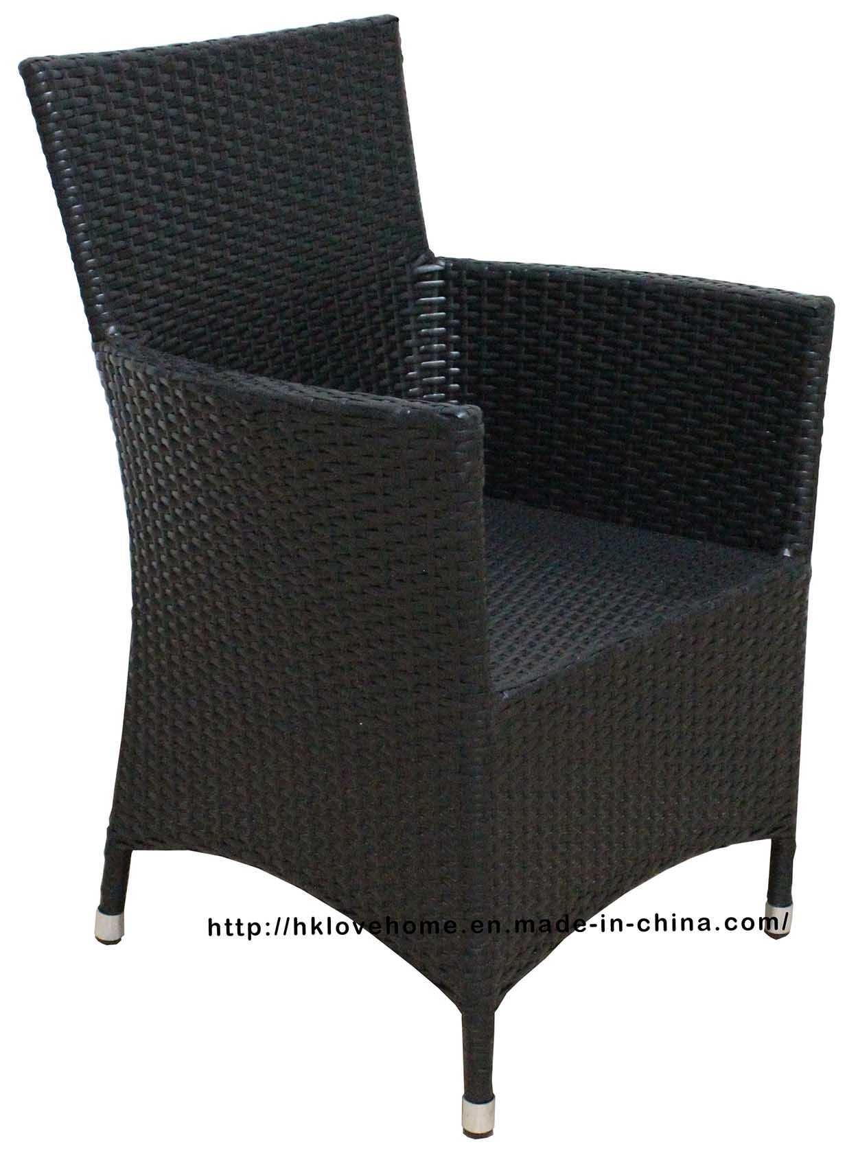 Morden Metal Rattan Outdoor Leisure Lounge Garden Dining Restaurant Chair