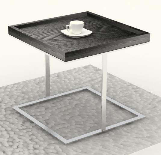 Steel Metallic Livingroom Furniture Side End Coffee Table Cj-153