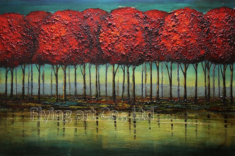 Impressionism Reproduction Oil Painting for Trees