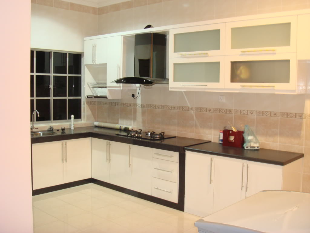 Modern Modular Kitchen Cabinet, PVC Kitchen Cabinet
