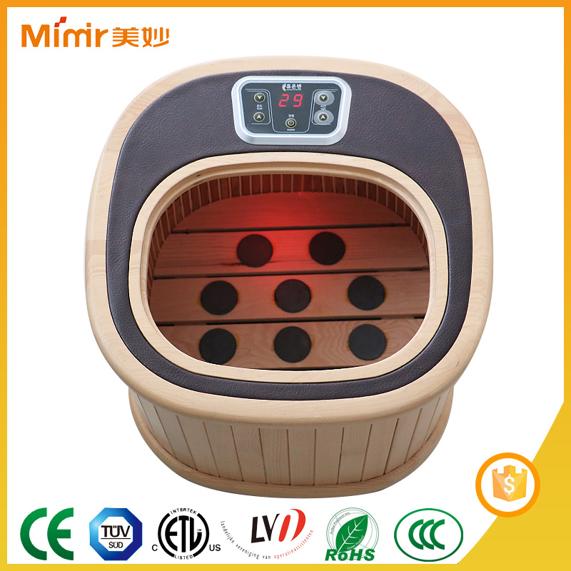 Wood Type Foot Sauna Far-Infrared for Health