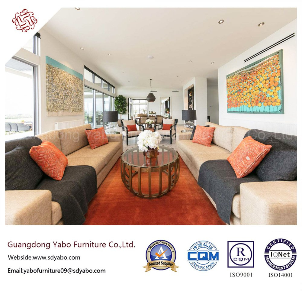 Stylish Hotel Furniture with Lobby Lounge Fabric Sofa Set (YB-H-30)