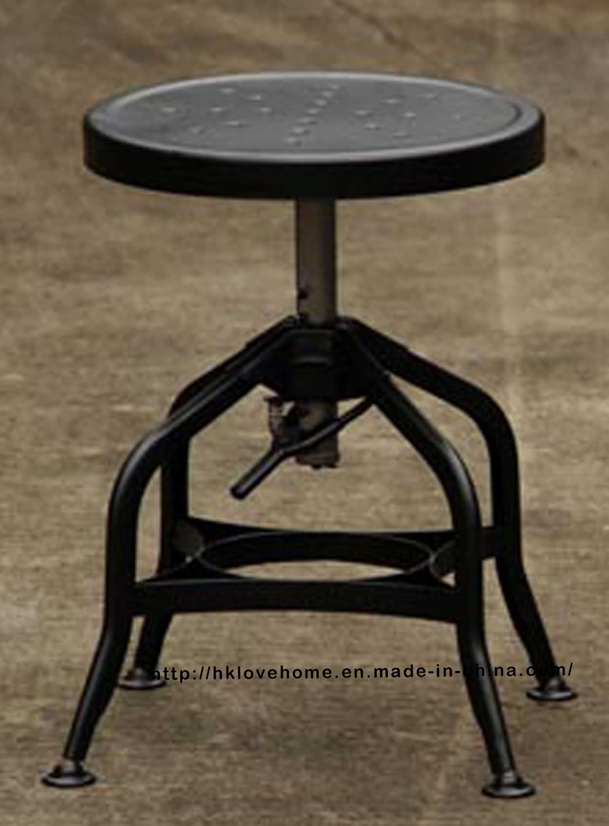 Classic Industrial Restaurant Garden Vintage Toledo Conuter Barstools Dining Chairs