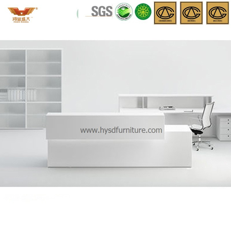 Popular Office Furniture Wooden Front Desk (HY-Q38)