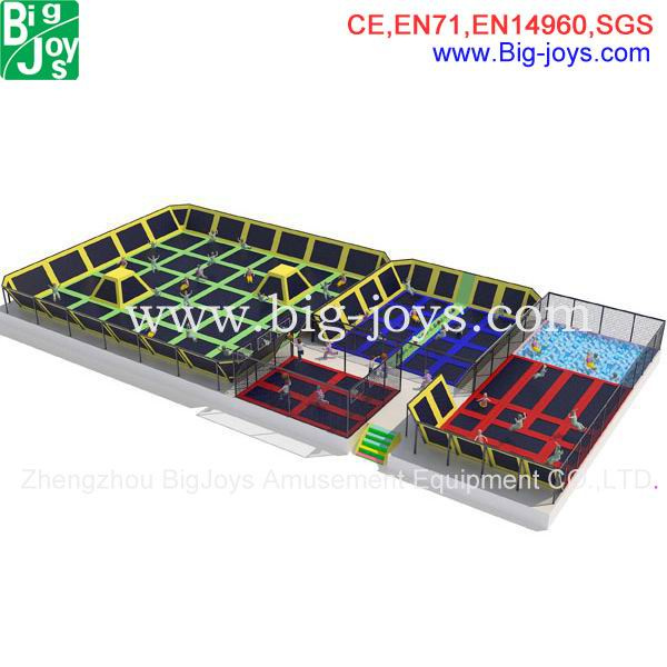 Hot Sale Indoor Jumping Trampoline Bed (BJ-ET50)