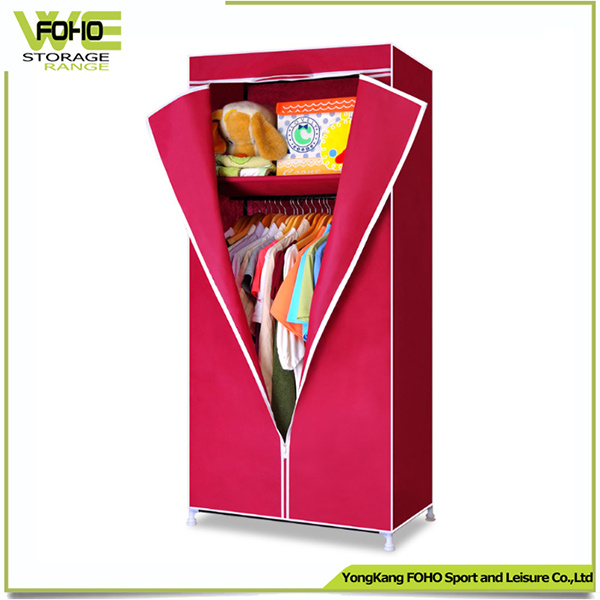 Foldable Bedroom Storage Cabinet Cheap Cloth Wardrobe Armoire