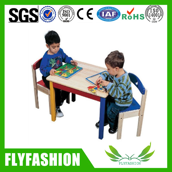 Melamine Board Nursery School Table with Chair (KF-03)