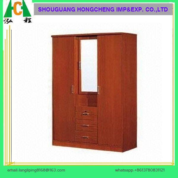 Cherry Color Wooden Wardrobe