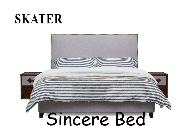 Sk09 American Style Bedroom Fabric Bed