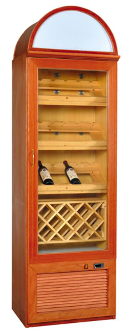Ce Approved Vertical Wooden Red Wine Cabinet for Hotel