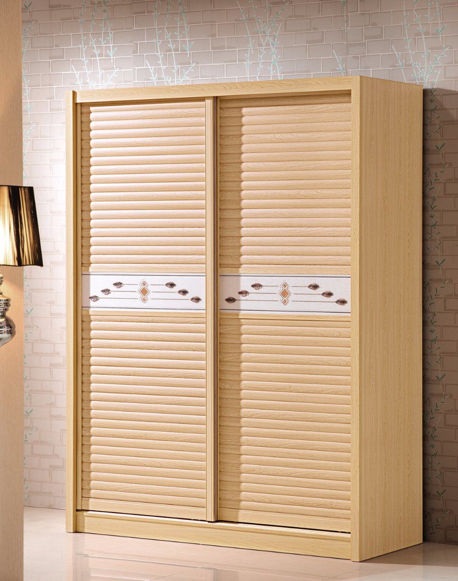 Wenge Color Wardrobe for Sliding Door Bedroom Wardrobe