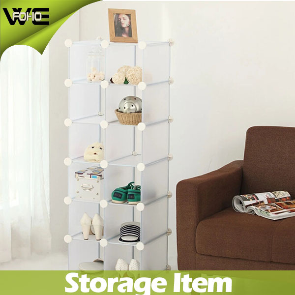 Shoe Display DIY Fashion Plastic Storage Rack Cabinet