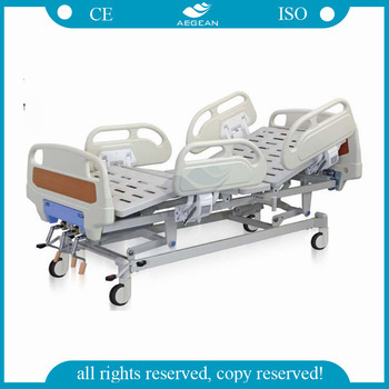 AG-Bys004 Ce ISO Approved ABS Three Functions Manual Cheap Hospital Bed