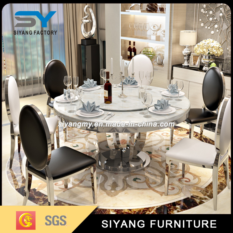 Oak Dining Table with 6 Chairs for Home Furniture