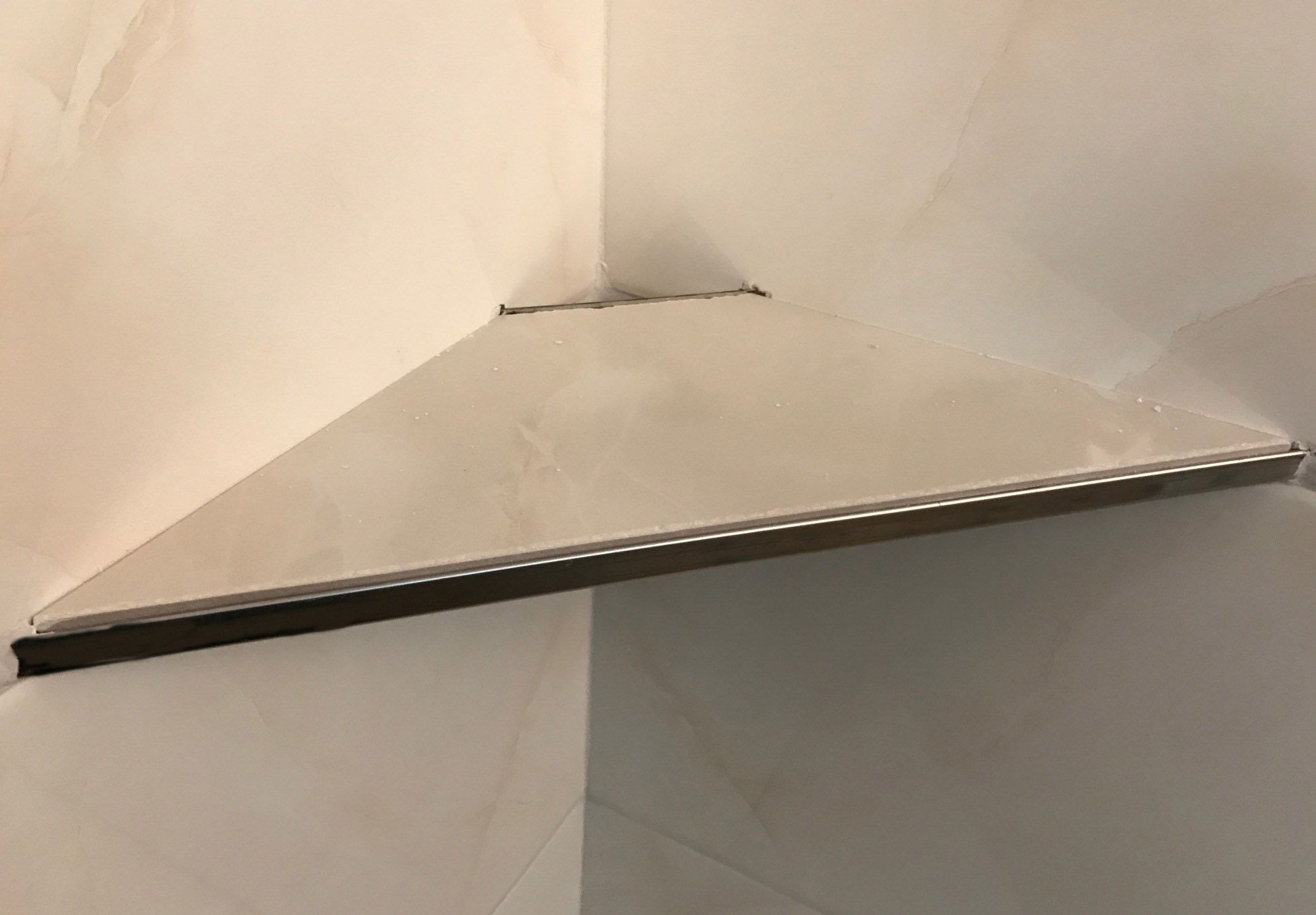 Stainless Steel Triangle Shelf