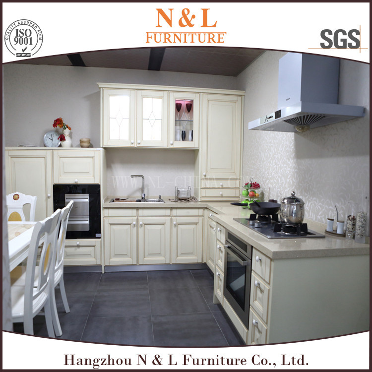 Antique Wood Luxury Kitchen Cabinets