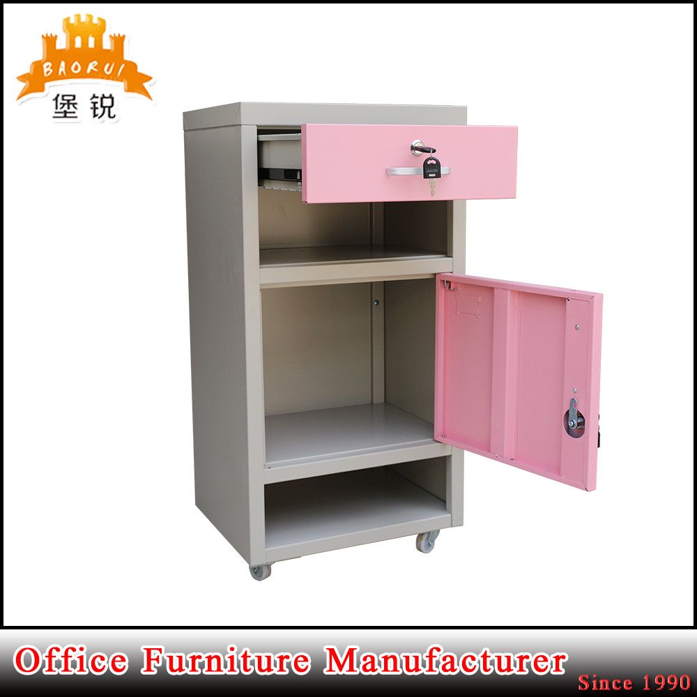 Jas-109 Hospital Furniture Medical Metal Bedside Locker