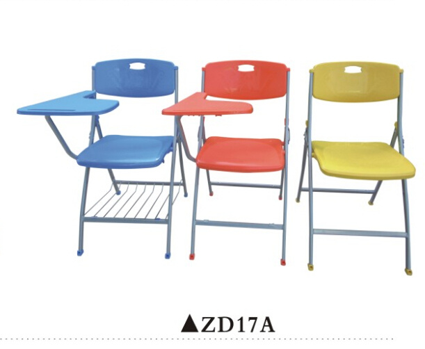 Plastic Folding Chair Trading Chair Office Chair with Writing Board