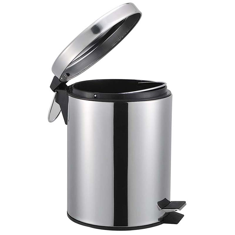 Hot Selling Hotel Foot Pedal Trash Can with Plastic Liner