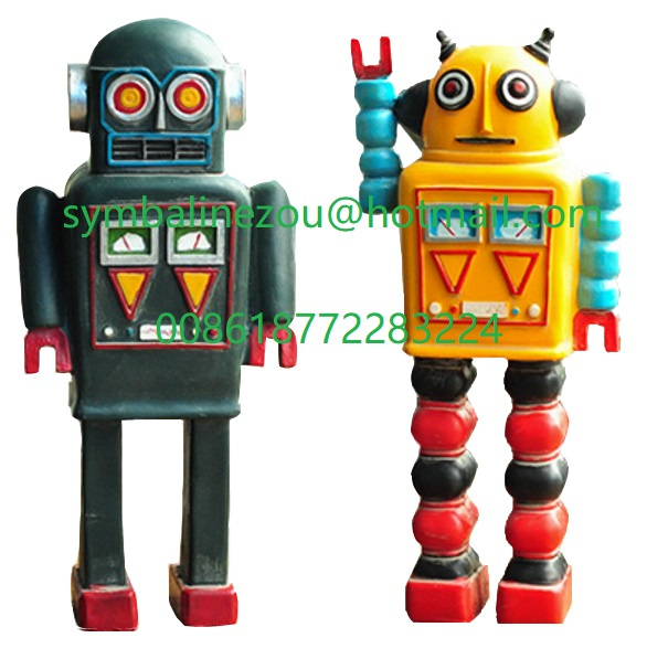 Cute Robot Resin Crafts