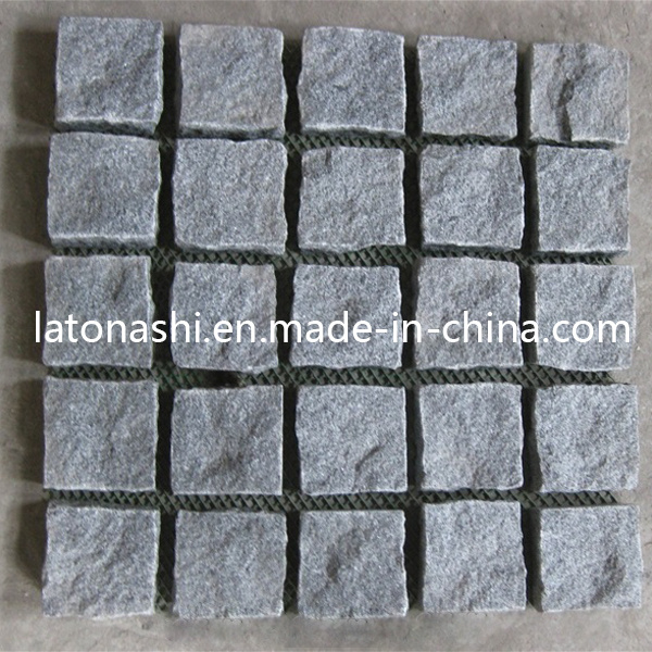 Natural Granite Cobble Paving Stone for Walkway, Road, Landscape, Driveway