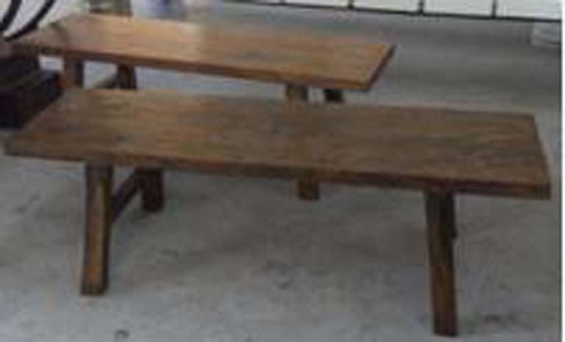 Chinese Antique Furniture Elm Wood Bench