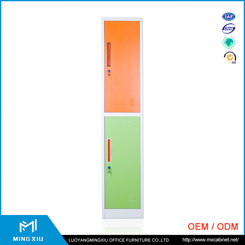 Luoyang Mingxiu High Quality Cheap Metal Storage Cabinet / 2 Tier Locker