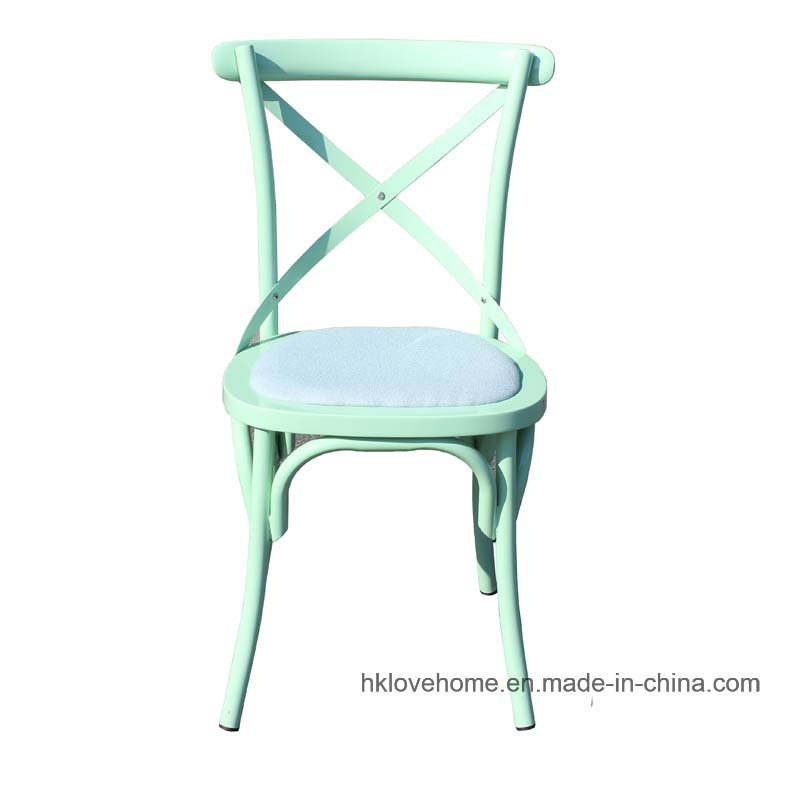 Wooden Dining Restaurant Coffee Wooden Cross Back Chair