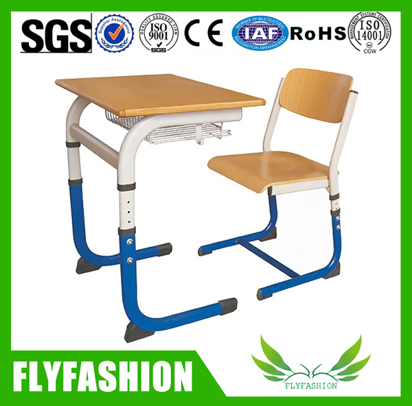 Wooden Classroom Furniture Single Desk for Students (SF-52S)