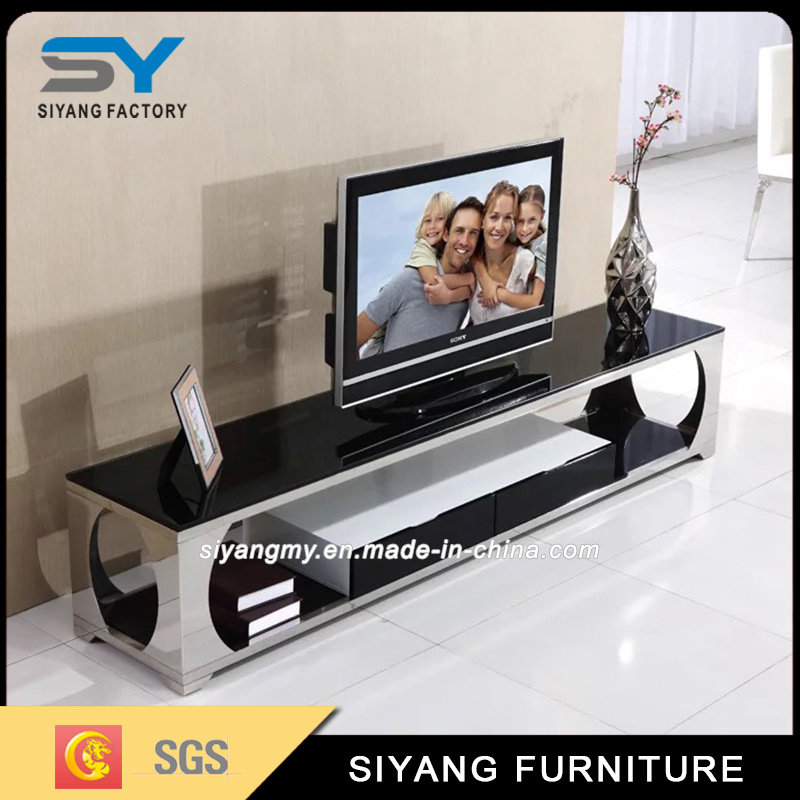 Glass Furniture Glass TV Stand Mirror Table Modern TV Cabinet