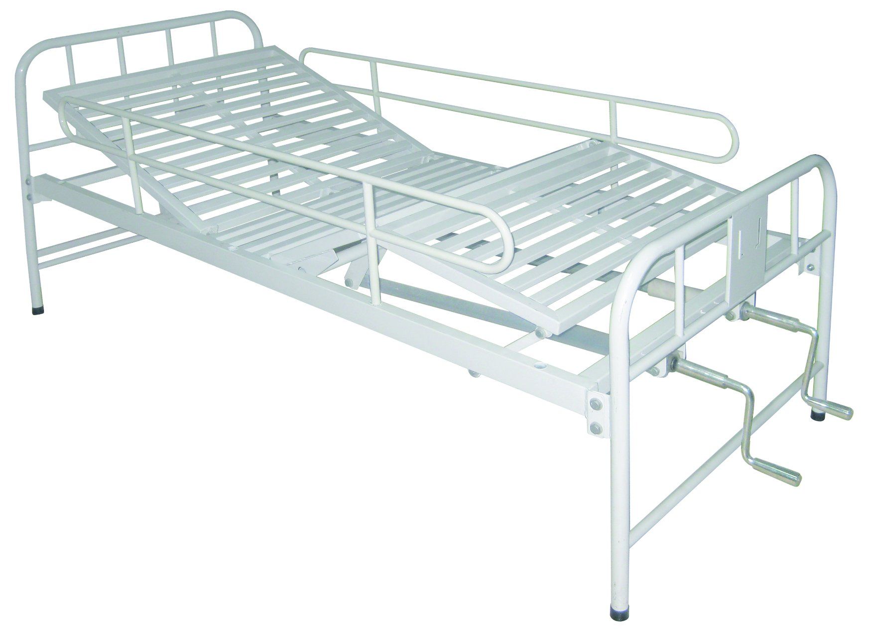 Two Cranks Hospital Medical Nursing Bed (Slv-B4022)