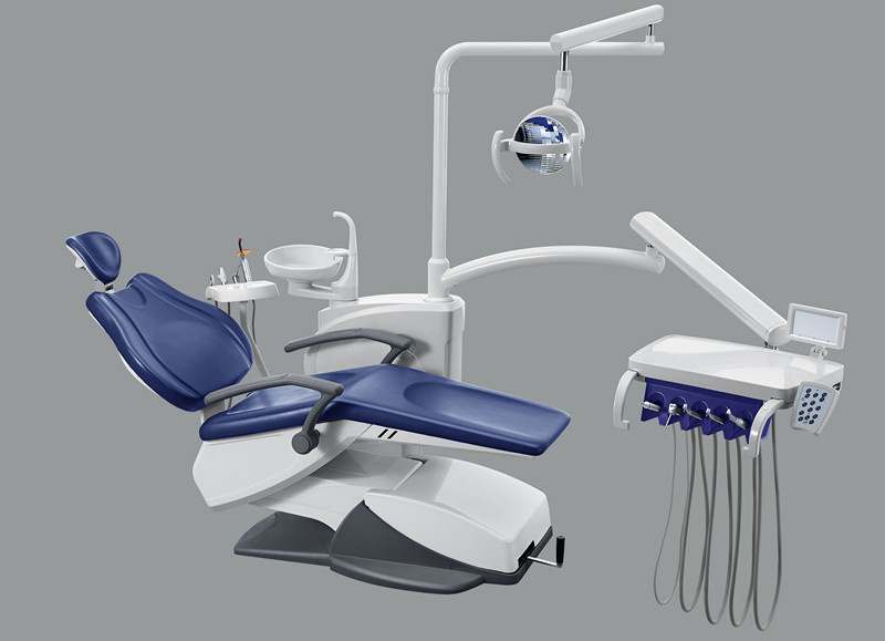 2017 New Model Dental Chair with LED Sensor Light