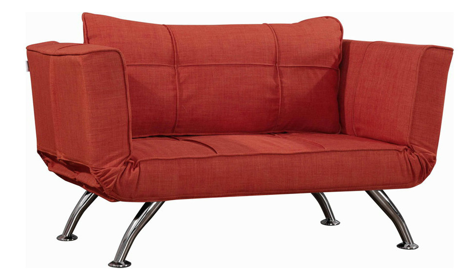 Simple Folded Chaise Lounge with Adjustable Armrest