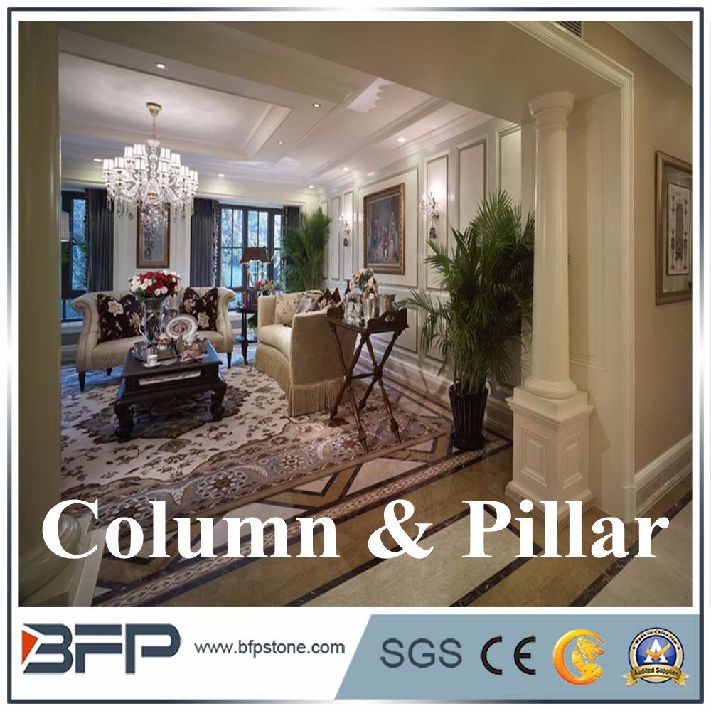 Beautiful Crystallized Stone Columns/Architectural Columns/Nano Glass Stone Columns