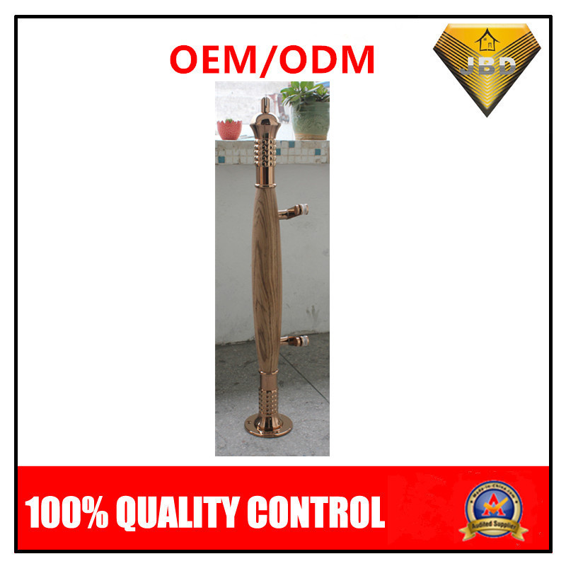 Stainless Steel Wood Garden Pillars for Villa