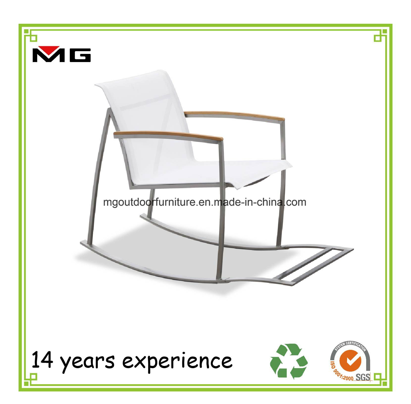 Rocking Chairs with Stainless Steel Legs