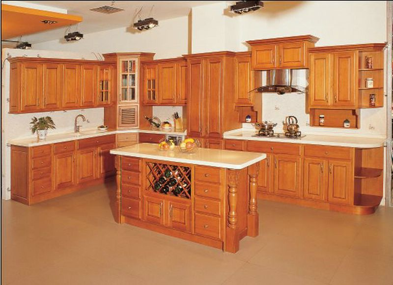 China Kitchen Cabinet Wooden Kitchen Cabinet