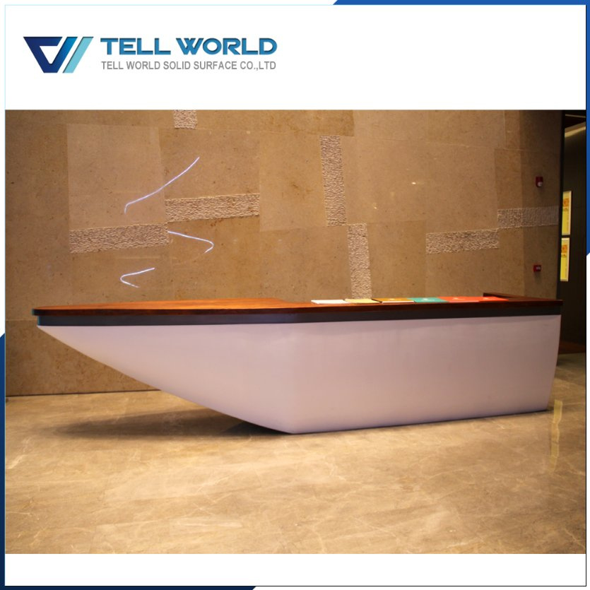 Good Quality Marble Stone Reception Desk Design