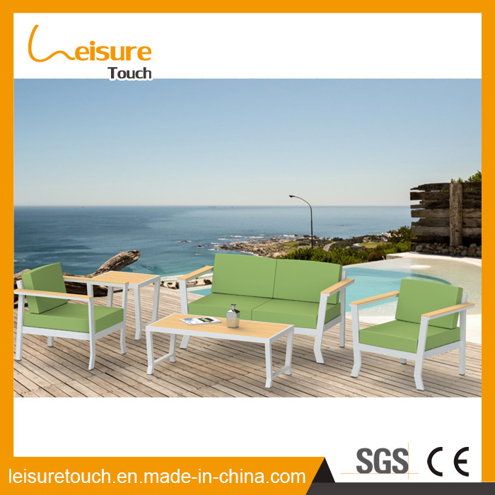 High Quality Garden Sofa Bed Aluminum Dining Tables and Chairs Hotel Outdoor Leisure Sofa Set Modern Patio Home Furniture