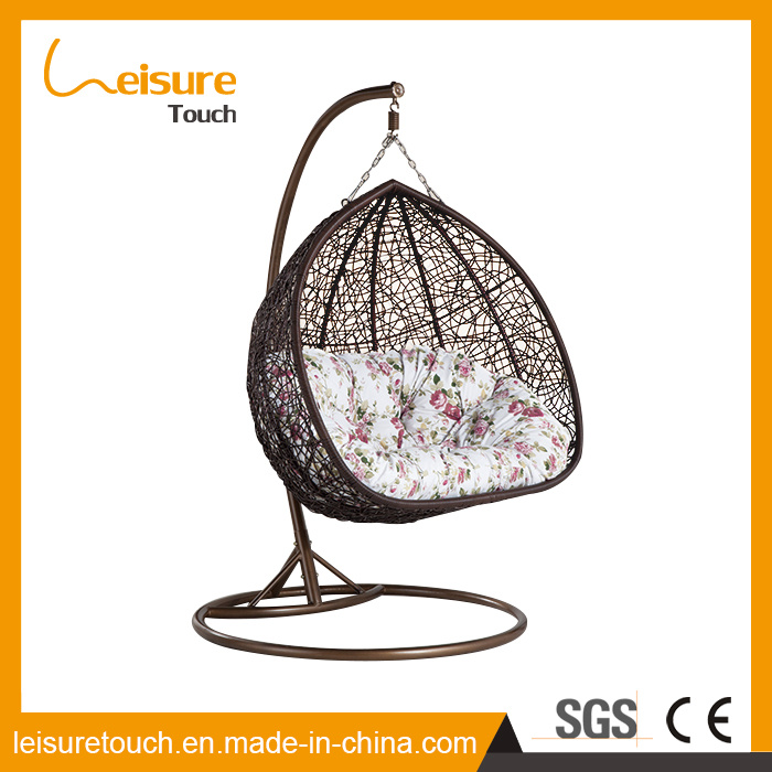 Outdoor Wicker/Rattan Egg Shape Furniture Garden Hanging Swing Chair