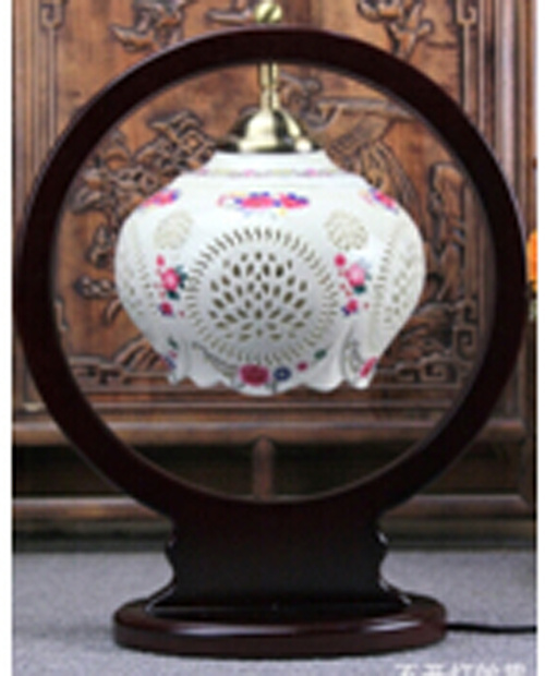 Chinese Antique Furniture - Porcelain Desk Lamp