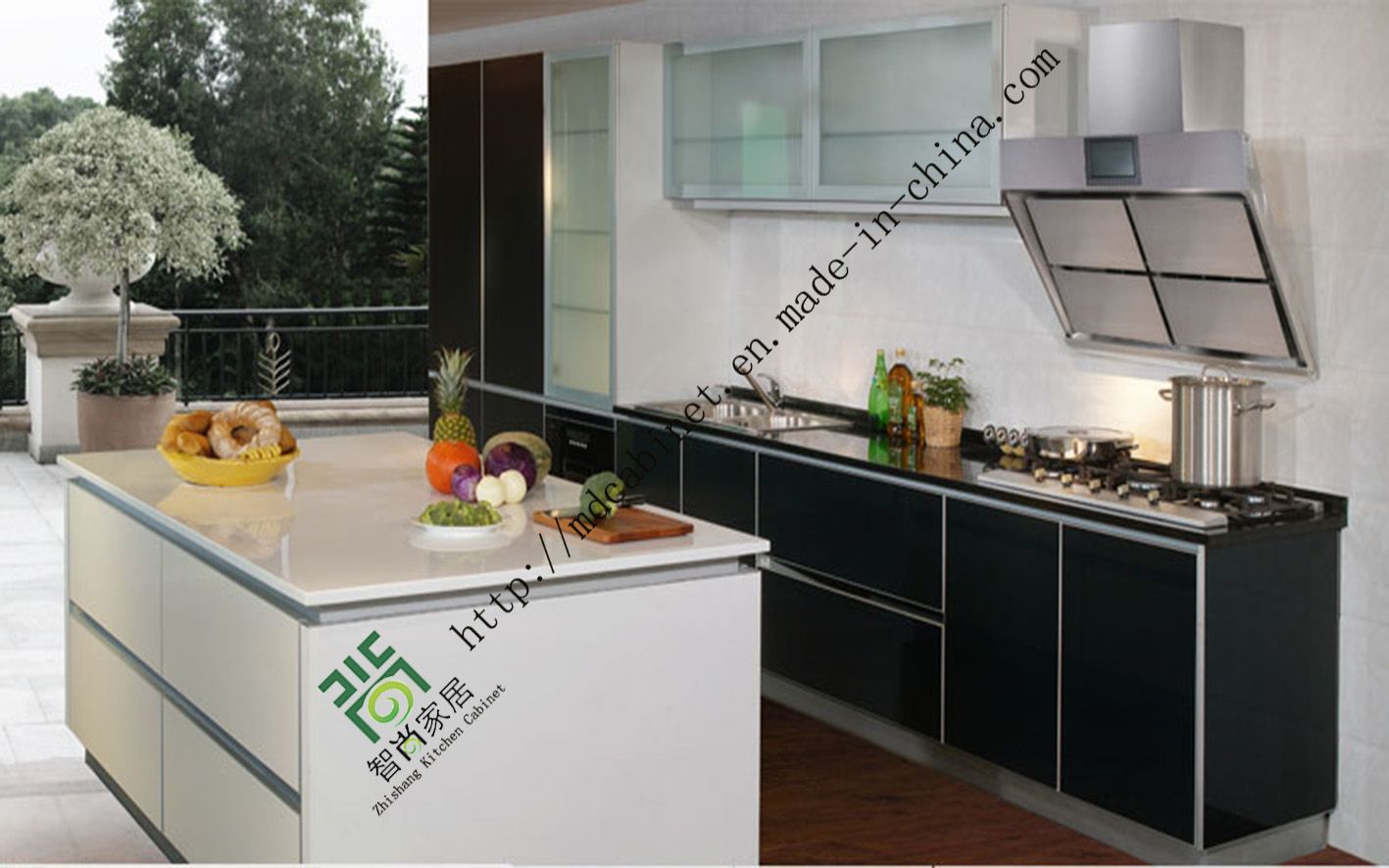 2016 Lacuqering Kitchen Cabinets Red Painting Rta (ZS-149)